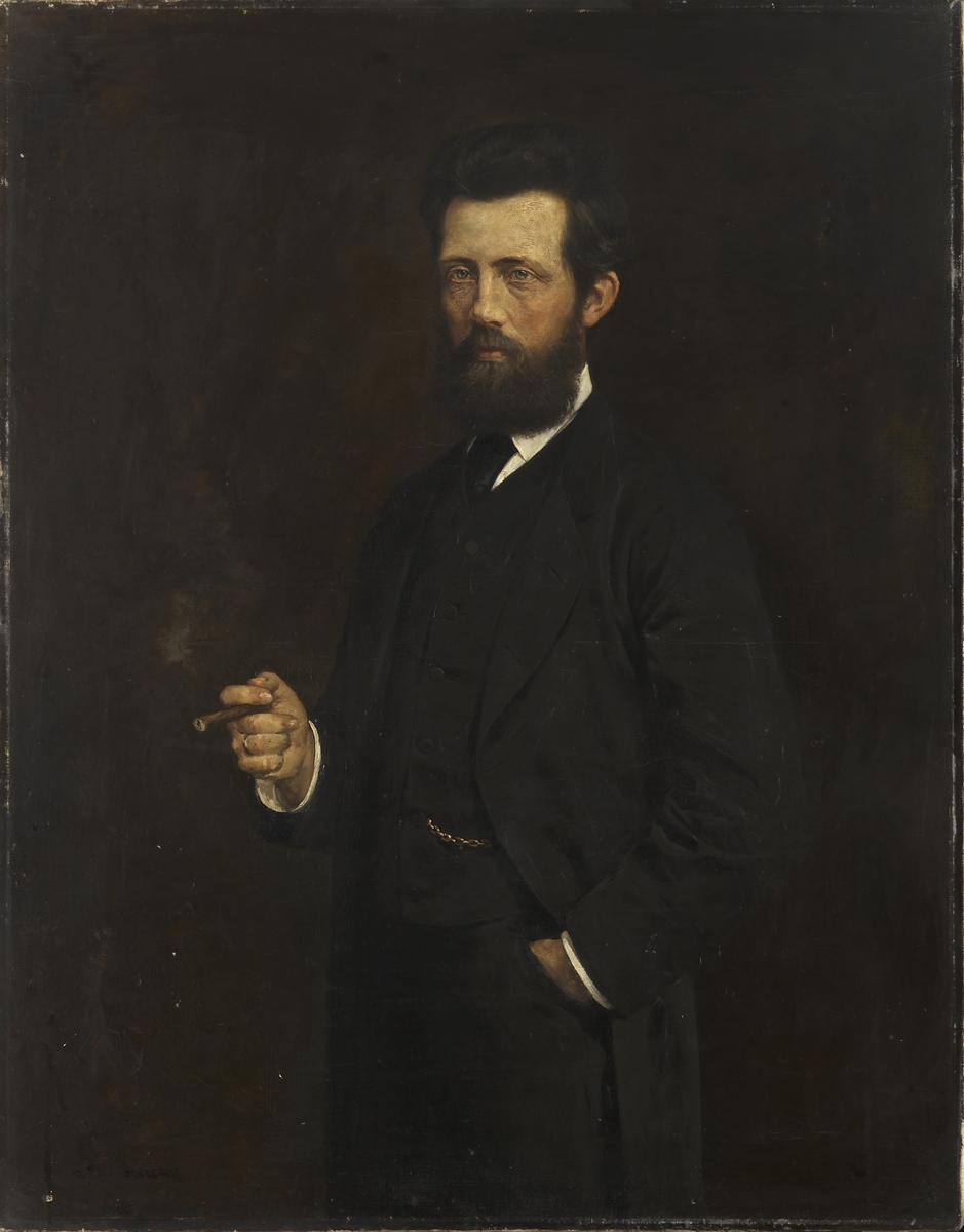 Portrett av Fredrik Christian Drejer Sundt [oljemaleri]