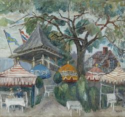 Fra Tivolihaven [maleri]