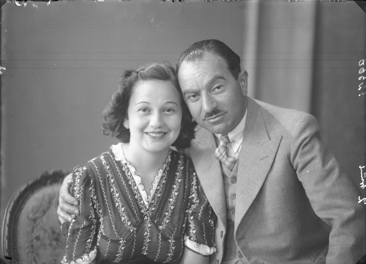 Portrett av Edith og Moritz Rabinowitz -Haugalandmuseet / DigitaltMuseum