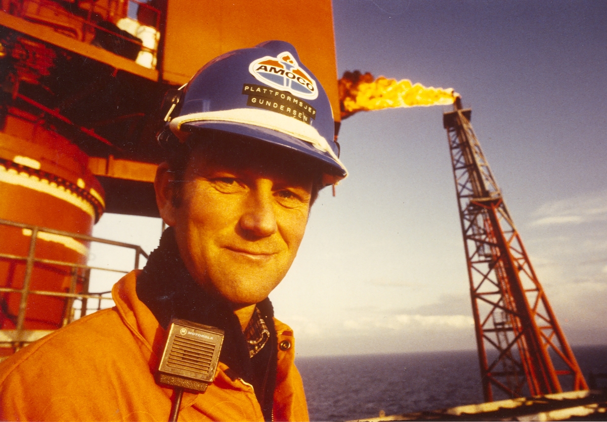 Plattformsjef Nils Gunnar Gundersen.