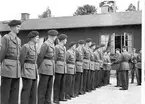 Fallskärmsjägarskolan i Karlsborg. Början 1950-tal.