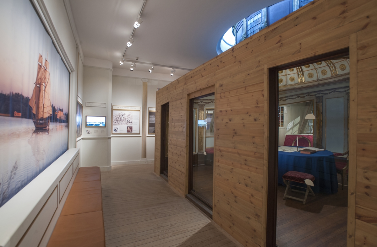 Amphion-utställningen i Minneshallen på Sjöhistoriska museet