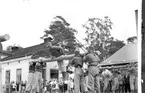 Fallskärmsjägarskolan i Karlsborg början 1950-tal.