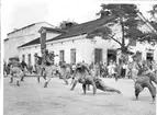 Fallskärmsjägarskolan i Karlsborg början 1950-tal.