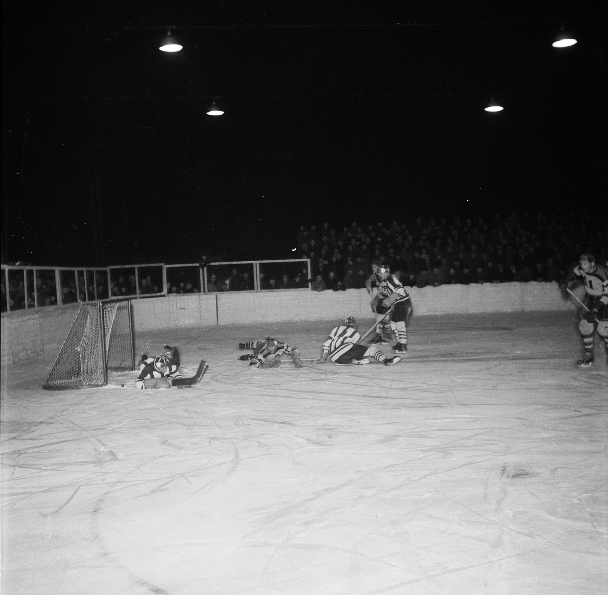 Ishockey - "Almtuna-MP", Uppsala 1955