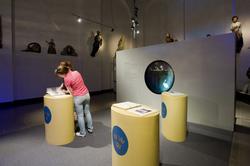 Utställningen "Frizon" på Sjöfartsmuseet i Göteborg.