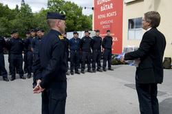 Bilder tagna efter kungabröllop när Vasaorden tas upp och sä