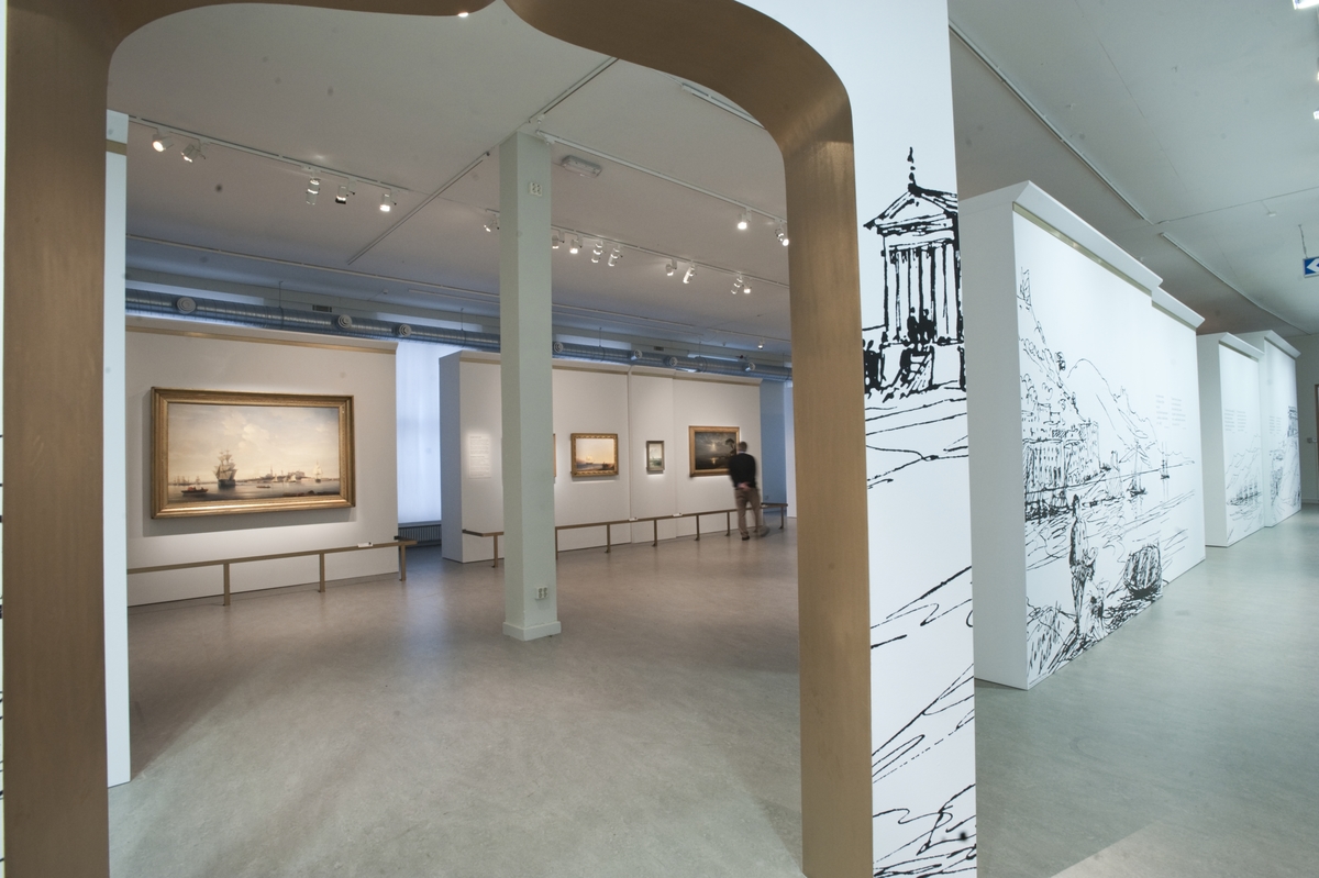 Dokumentation av utställningen  "Ajvazovskij mästaren" som visades på Sjöhistoriska 2011