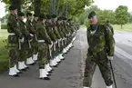 Militärer vid Sjöhistoriska inför Kungabröllopet 2010