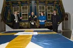 Tronarvingeflaggceremoni på Sjöhistoriska museet.
