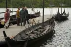 Skeppsdagar med vikingabåtar och vikingaläger på ängen vid Sjöhistoriska.