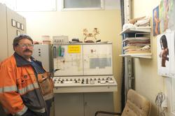 Bilder från Cementas depå vid Liljeholmen i Stockholm. En sa