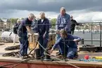 Hjulångaren ERIC NORDEVALL II är på besök i Stockholm vid Vasamuseet.