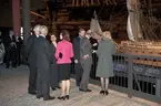 Prins Charles och hertiginnan Camilla och det svenska kungaparet besöker Vasamuseet 2012.