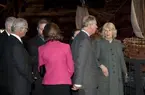 Prins Charles och hertiginnan Camilla och det svenska kungaparet besöker Vasamuseet 2012.