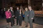 Prins Charles och hertiginnan Camilla och det svenska kungaparet besöker Vasamuseet 2012.