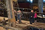 Prins Charles och hertiginnan Camilla och det svenska kungaparet besöker Vasamuseet 2012.