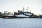 Vasamuseet exteriört vinter.