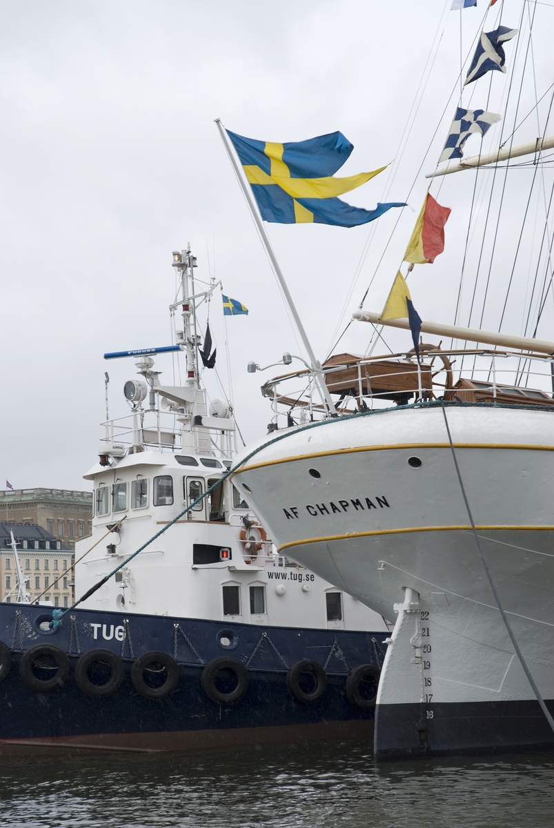 Återinvigning av af Chapman tillbaka på Skeppsholmen 9 april efter renovering