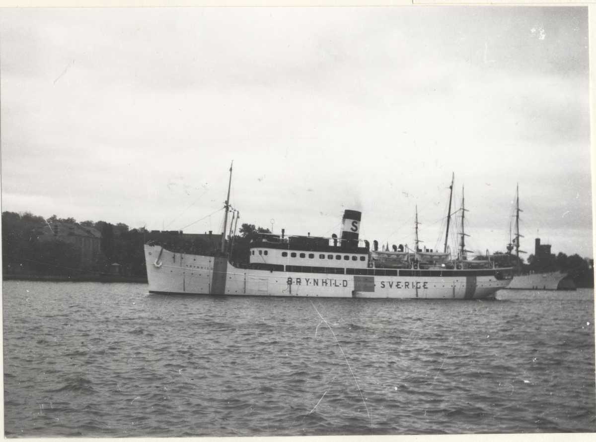 Ångfartyget BRYNHILD
Foto taget den 13.10.1939