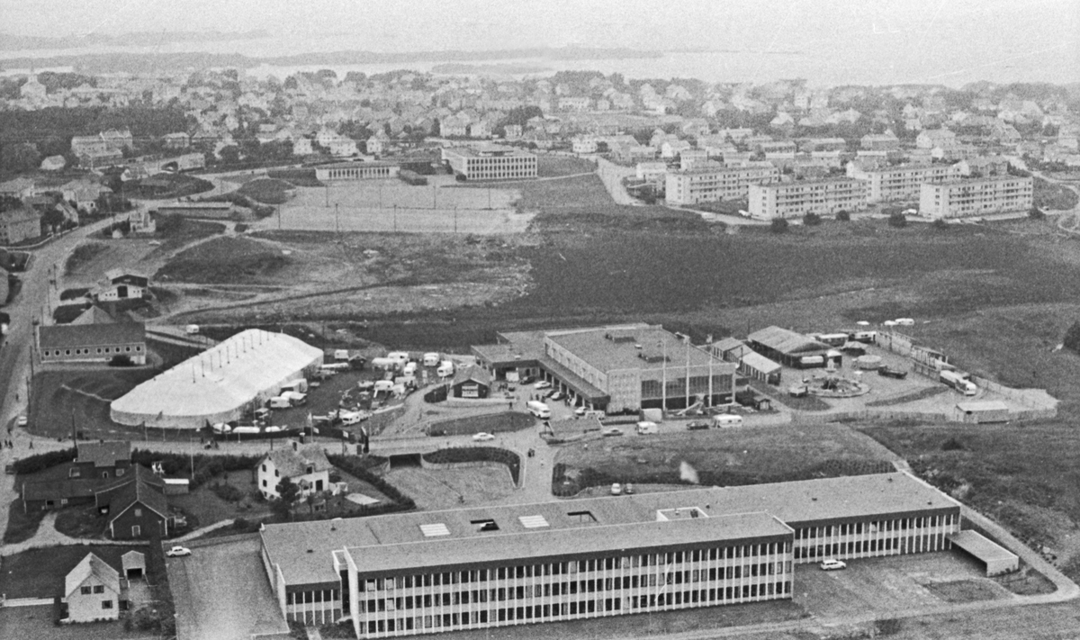 Flyfoto fra Haugesund.