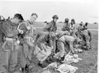 Fallskärmsjägarskolan i Karlsborg början 1950-tal.