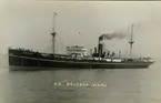 Japanska gods- och passagerarångaren DELAGOA MARU. Vykort.