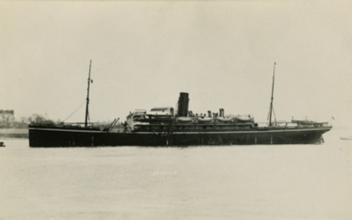 Brittiska passagerarångaren S/S DELTA.