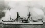 Brittiska lasarettsfartyget HMHS DOVER CASTLE.