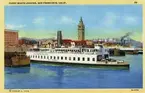 San Francisco greets You. The ferry Tower of the four dials greets visitors that come to San Francisco, through the [.....]traffic of this western Metropolis. Stanley A. Piltz Company...