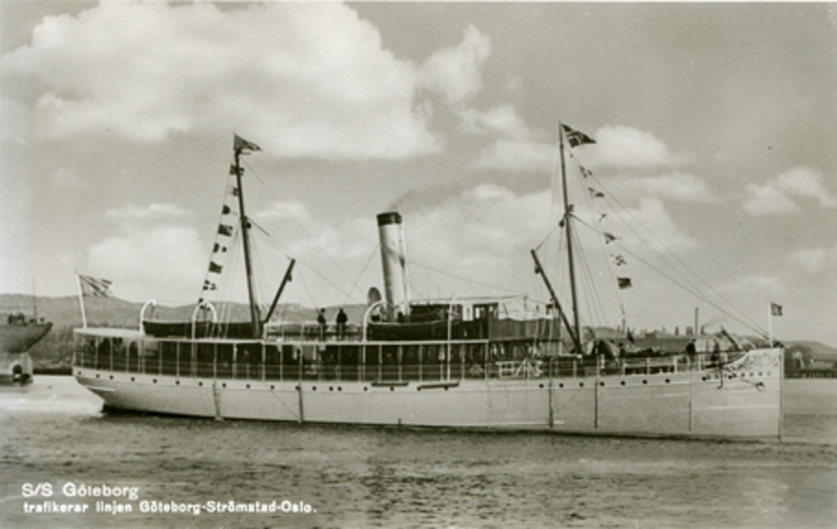 S/S Göteborg trafikerar linjen Göteborg-Strömstad-Oslo