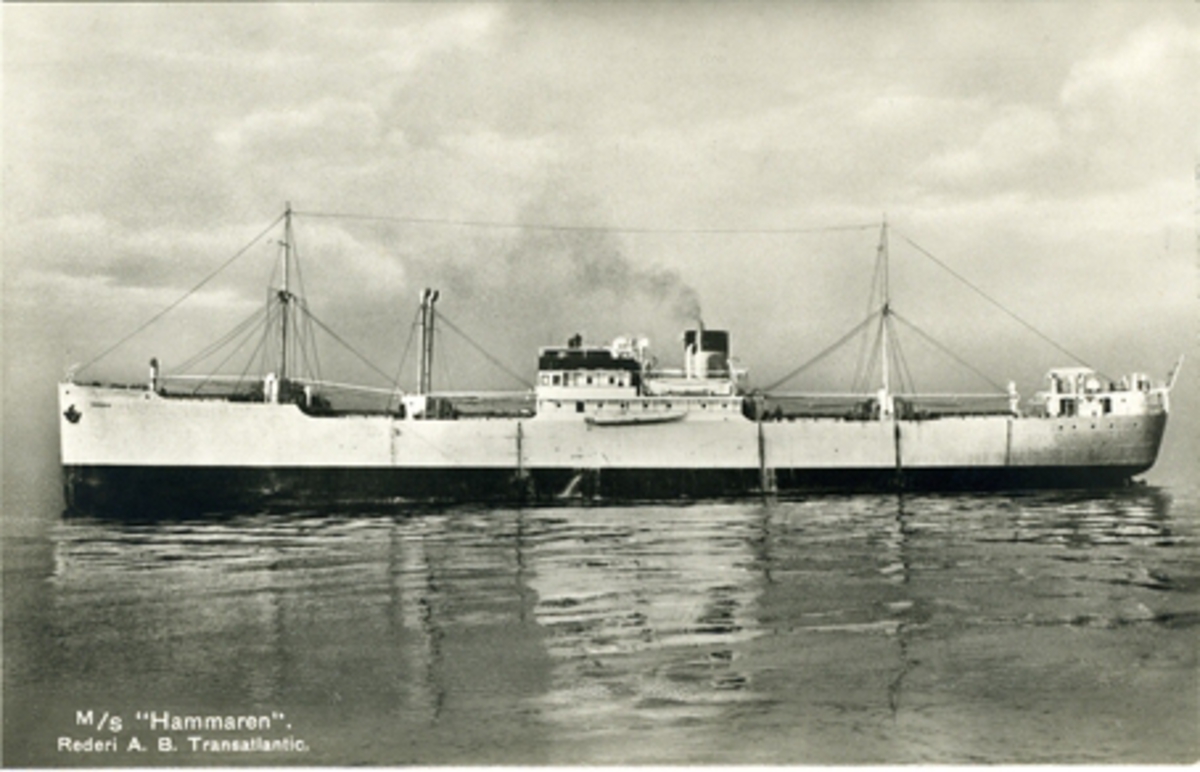 M/S "Hammaren". Rederi A.B. Transatlantic
