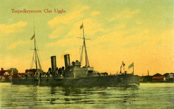 Torpedkryssaren Clas Uggla,
Förlag O. Brandt
