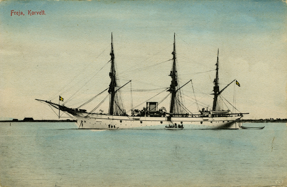 Freja. Skeppsgosse"brigg"
Foto Karl Karlsson Karlskrona