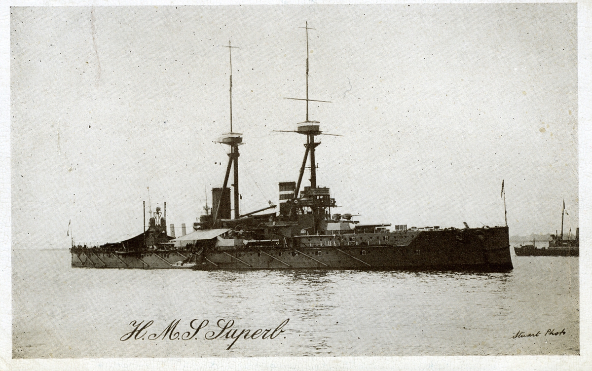 HMS Superb
Stuart Photo
W.B. series, No. 548