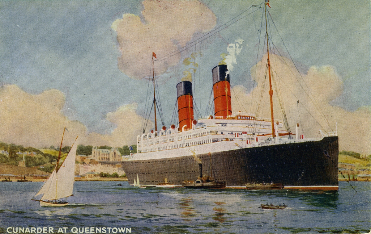 Cunarder at Queenstown