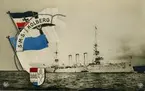 Tyska kryssaren SMS KOLBERG. Vykort.