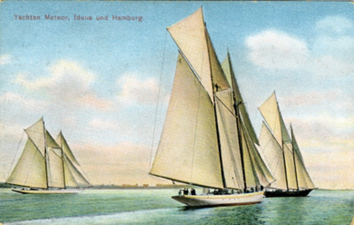 Yachten Meteor, Iduna und Hamburg
Series 1027. 7.