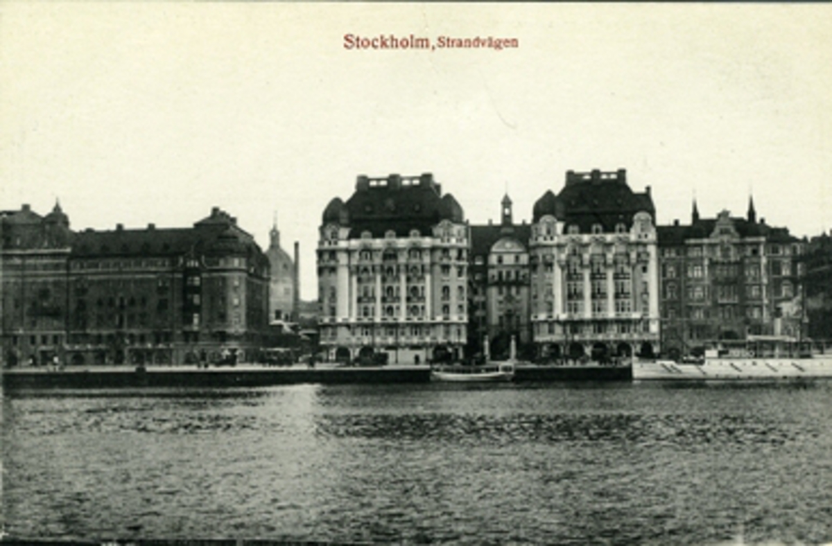 Stockholm. Strandvägen.
Import. 389 K. Holmström. 208973