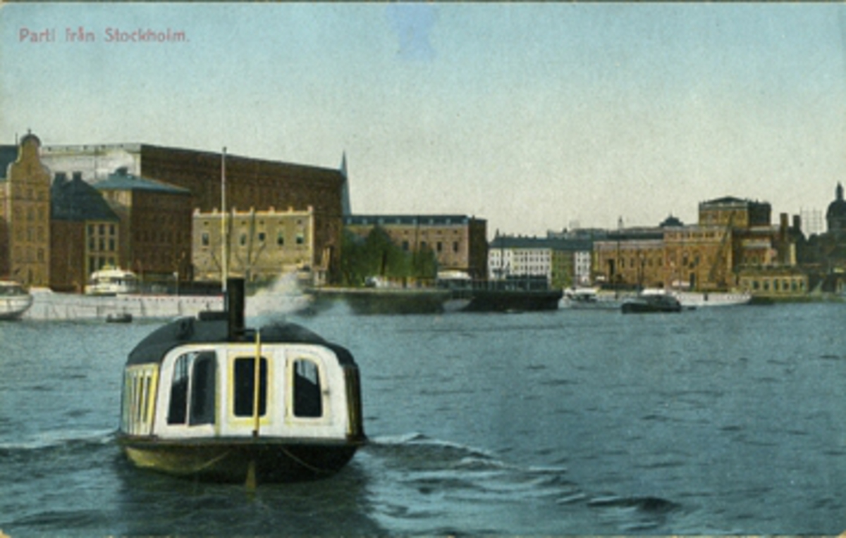Parti från Stockholm. Imp. 29 Brevkort