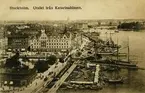 Stockholm. Utsikt från Katarinahissen.
Svenska Litografiska AB, Stockholm