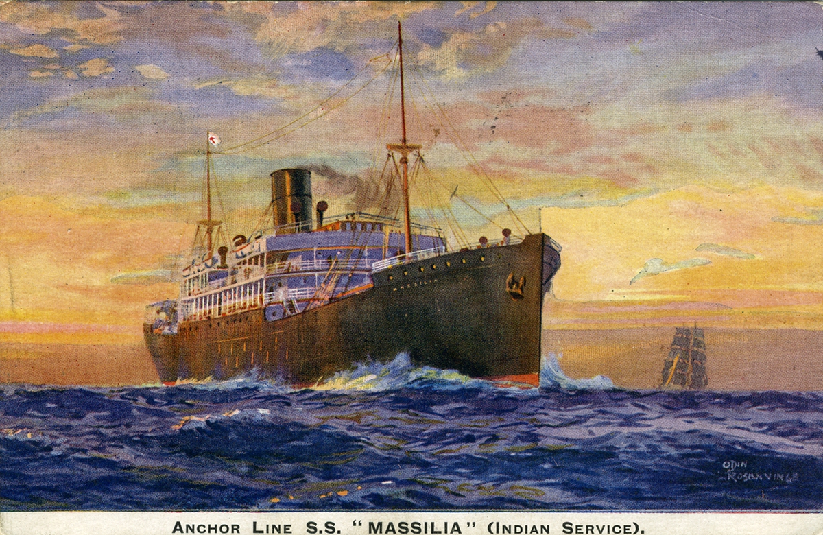 Anchor Line S.S. "Massilia" (Indian Service)