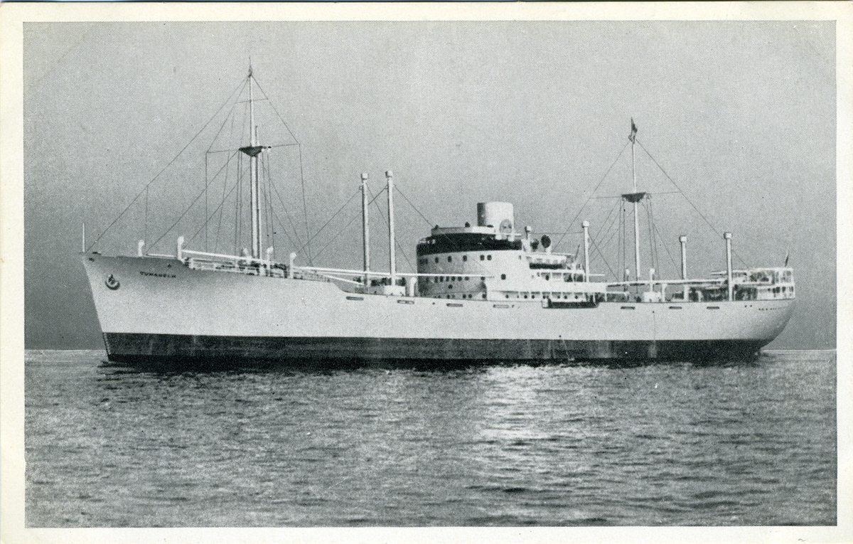 M/S "Tunaholm" Swedish American Line.....[] Gothenburg.