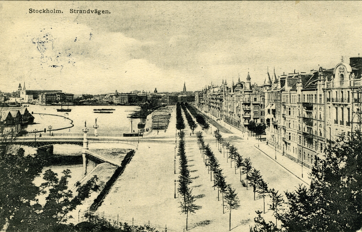 Stockholm. Strandvägn.