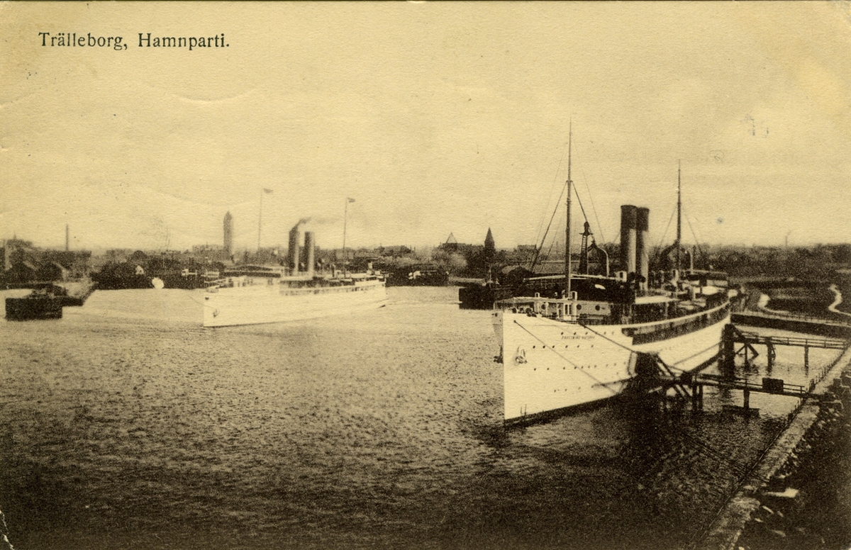 Trälleborg. Hamnparti.