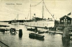Vännersborg. [felstavat] Hamnen
Nr. 261. Calegi vykortslager