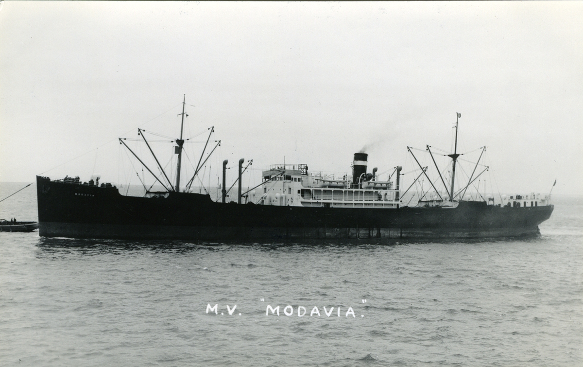 M.V. "Modavia"
Copyright B. & A. Feilden, Blundellsands, Liverpool