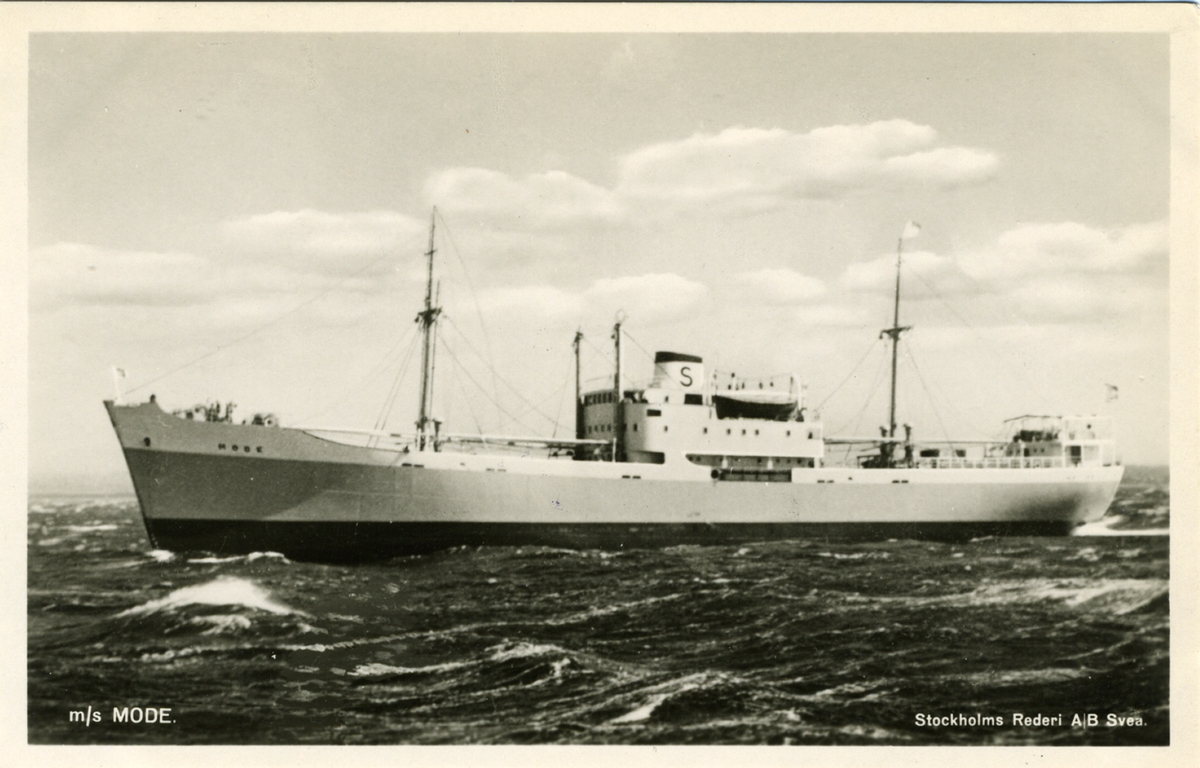 m/s Mode
Stockholms Rederi A/B Svea