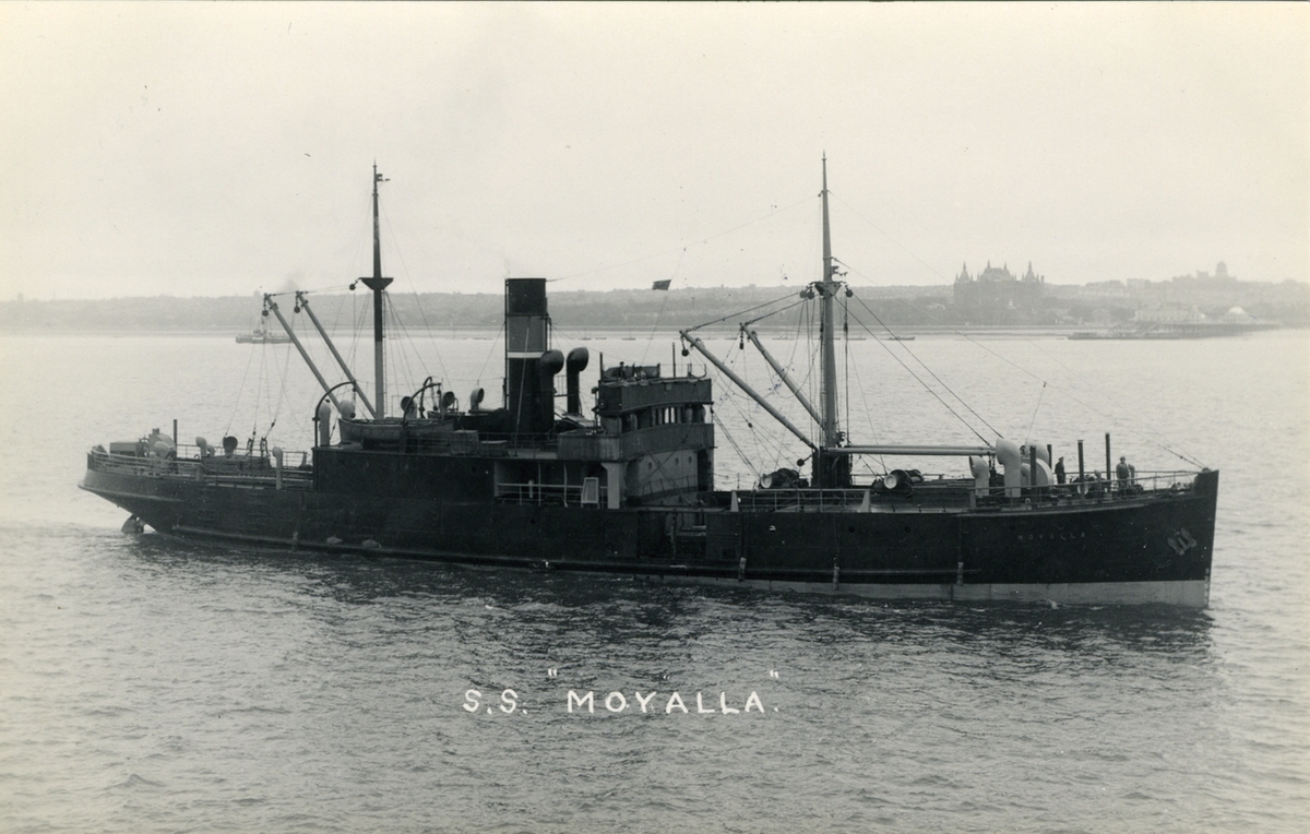 S.S. "Moyalla"
Copyright B. & A. Feilden, Blundellsands, Liverpool