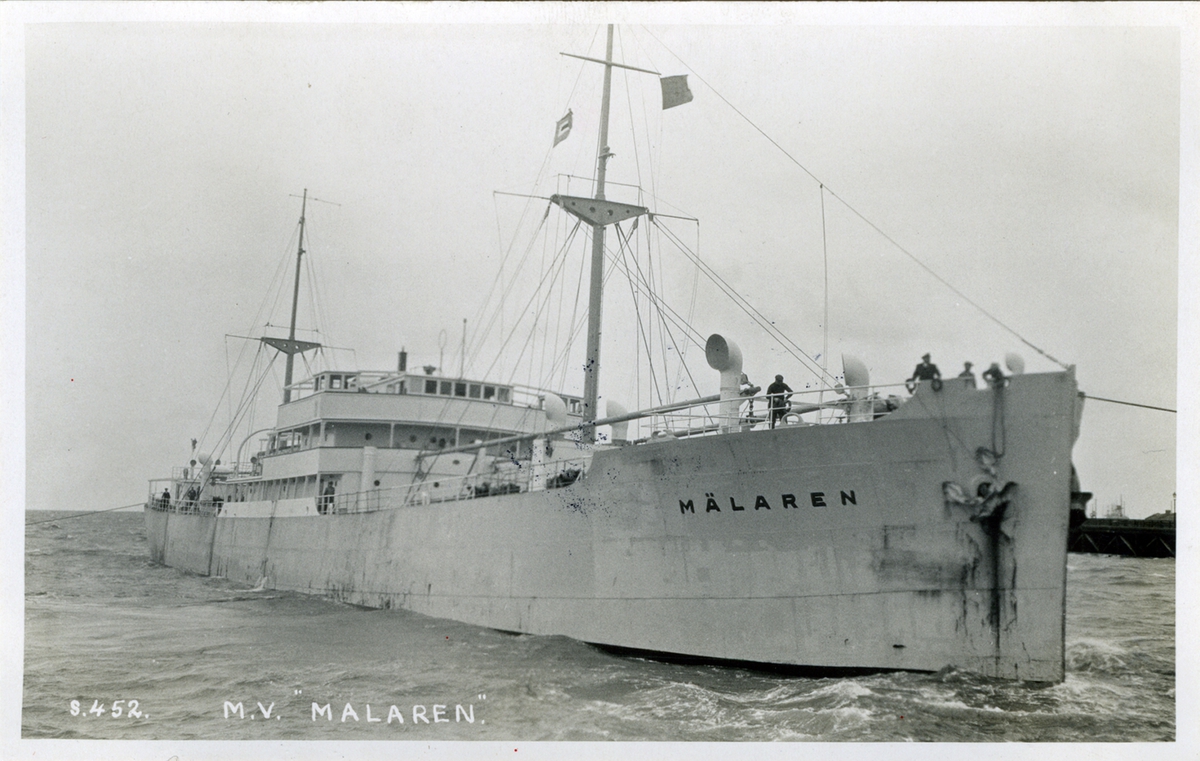 S.452  M.V. "Mälaren"
Copyright B. & A. Feilden, Blundellsands, Liverpool